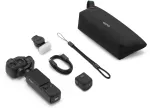DJI Osmo Pocket 4P Standard Combo &ndash; 1 colio CMOS 4K120fps 3 a&scaron;ių gimbal kamera, 2 inch pasukamas jutiklinis ekranas, 37MP nuotrauka, 240fps sulėtintas vaizdas, Wi-Fi/Bluetooth, 160 min baterija