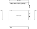 Hikvision DS-3E1510P-EI/M-8P2F 8 prievadų Gigabit PoE+ i&scaron;manusis valdomas komutatorius su 2 SFP prievadais
