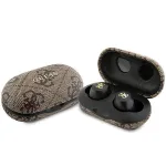 Guess GUTWSP4EGW belaidės ausinės su įkrovimo dėklu, Bluetooth 5.3, ENC, rudos 4G Metal