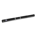 Bachmann BN0500 Local Metered 1U 19 inch aliuminio PDU, 6x C13 + 2x C19, CEE 16A, apsauga nuo vir&scaron;įtampių, 3m