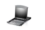 ATEN KL1508AiM F 17 colių LCD IP KVM Switch - 8 prievadų stelažinis konsolės su nuotoline prieiga