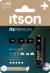 &Scaron;arminė AA baterija itson itsPREMIUM, 4 vnt. pakuotė (LR6IPR/4CP)