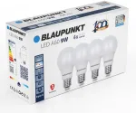 Blaupunkt LED lemputė E27 A60 900 lm 9W 4000K, 4 vnt. (BLAUPUNKT-E27-9W-NW-4)