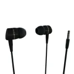 Vivanco VVEARSOLIDSOUNDK ausinės į ausį su mikrofonu, 3,5 mm lizdas, subalansuotas garsas su tvirtu boso, juodos