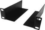 DSIT DS-LS10 10 colių stelažo atraminės plok&scaron;tės, 136 mm gylio, 2 vnt., juodos