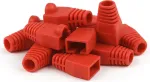 DSIT DANICOM RJ45 įtempimo mažinimo gaubtėlis raudonas, 10 vnt.