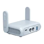GL.iNet Beryl AX GL-MT3000 ki&scaron;eninis Wi-Fi 6 kelioninis mar&scaron;rutizatorius, AX3000 dviejų juostų, 2.5G WAN, 1G LAN, USB 3.0, OpenWrt, VPN, WireGuard, OpenVPN, WPA3, AdGuard Home