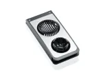 LEIFHEIT Egg Cutter Combi ProLine 2-in-1 slicer & wedger, nerūdijančio plieno vielos, neslystanti bazė, balta/pilka