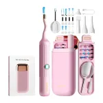 BEBIRD EarSight Plus Pink 5MP Wi-Fi otoskopas su 6 a&scaron;ių giroskopu, IP67 lę&scaron;iu, USB-C