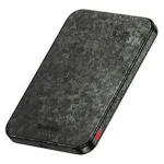 SHARGE CarbonMag 5K ne&scaron;iojamas įkroviklis (powerbank), 15W Qi, 20W USB-C - 5.000mAh, juodas