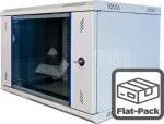 Wirewin WCAB PS2 600X600X4U B FP sieninis 4U stelažo spintelė, juoda