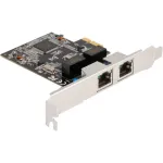 Delock PCI Express x1 kortelė su 2 x RJ45 Gigabit LAN RTL8111 (88615)