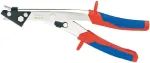 KNIPEX lak&scaron;tinio metalo kramtymo žirklės 90 55 280 - 280 mm, pjauna plieną iki 1,2 mm, varį/aliuminį iki 1,7 mm, plastiką iki 2,0 mm