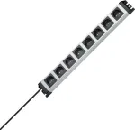 Kopp POWERversal 8 lizdų elektros skirstytuvas su 1,4 m kabeliu, baltas 226920014