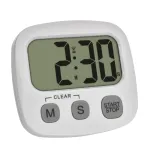 TFA Dostmann 38.2057.02 skaitmeninis chronometras, baltas