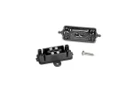 HellermannTyton 435-01650 HelaCon Easy 5 polių ki&scaron;tukinis laidų jungtis, juoda, 0,5-2,5 mm&sup2;, 24 A, 450 V, be halogenų