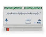 MDT BE-16024.02 Binarinių įėjimų modulis 16 kanalų 8TE DIN bėgiui 24V AC/DC KNX