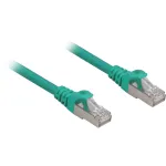 Tinklo kabelis Sharkoon Cat.6a SFTP RJ-45 Cat6a 5 m Žalias