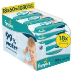 Pampers Aqua drėgnųjų servetėlių kūdikiams rinkinys, 18 pakuočių, 1080 vnt.