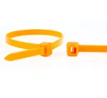 WKK oranžiniai laidų rai&scaron;čiai 300 x 3,6 mm, 100 vnt. 110194371