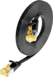 Wirewin Cat6a U/FTP plonas Ethernet tinklo kabelis, 0,1 m, juodas PKW-STP-SLIM-K6A 0.1 SW