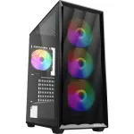 Kompiuterio korpusas Sharkoon VK4 Rainbow ATX juodas