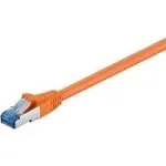 Wentronic Goobay CAT 6a S/FTP tinklo kabelis, RJ45, 5 m, oranžinis, LSZH, varis 93818