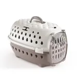 STEFANPLAST Travel Chic gyvūnų pervežimo dėžė 50x34,5x32 cm balta/&scaron;viesiai pilka