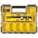 Stanley 1-97-519 dėžutė smulkioms detalėms/įrankiams, juoda, permatoma, geltona