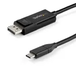 StarTech.com 2 m USB-C į DisplayPort 1.4 laidas, 8K 60Hz/4K, dvipusis, HBR3/HDR/DSC, USB Type-C/TB3 monitoriaus laidas (CDP2DP142MBD)