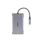 Dahua Technology 9 viename USB 3.1 Type-C į USB 3.0 + HDMI + RJ45 + VGA + SD/TF +PD dokų stotelė
