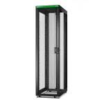 APC Easy Rack ER6800 tinklų spinta, 48U, 19", 600 x 1000 mm, su stogu, ratukais, kojelėmis, 4 laikikliais, su dugnu, be &scaron;oninių sienelių, juoda