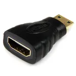 StarTech.com HDACFM HDMI&ndash;Mini HDMI adapteris, HDMI lizdas&ndash;Mini HDMI (C tipo) ki&scaron;tukas, 1080p, juodas