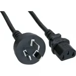 InLine maitinimo laidas, Australijos ki&scaron;tukas į 3 kontaktų IEC C13 ki&scaron;tuką, 1,8 m