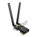 TP-Link Archer AX3000 Wi-Fi 6 Bluetooth 5.2 PCIe adapteris, belaidis, PCI Express, WLAN / Bluetooth, Wi-Fi 6 (802.11ax), 2402 Mbit/s, juodas