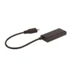 Adapteris MHL (M) &rarr; HDMI (F) + USB Micro-B (BF) (11 PIN) 16 cm
