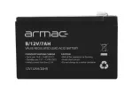 ARMAC B/12V/7AH &ndash; sandarus &scaron;vino rūg&scaron;ties akumuliatorius 12V 7Ah