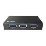 USB 3.0 &scaron;akotuvas D-Link DUB-1340 4 prievadų, juodas