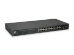 Valdomas L2 Gigabit Ethernet PoE komutatorius LevelOne GEP-2652, 24x PoE + 2x SFP, pilka