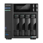Asustor LOCKERSTOR 4 Gen2 (AS6704T) NAS darbalaukio Intel&reg; Celeron&reg; N N5105 4 GB DDR4 0 TB ADM juodas