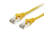 Tinklo kabelis Equip Cat.6A S/FTP RJ-45 0,25 m geltonas