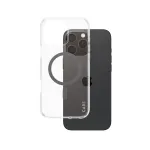 PanzerGlass CARE&trade; by &reg; Urban Combat Case Transparentus su juodu MagSafe iPhone 16 Pro Max