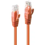 Tinklo kabelis Lindy 15m RJ-45 Cat6 U/UTP Oranžinis