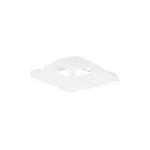 Lanview LVT-CABLEMOUNT-50W lipnus kabelio laikiklis, polipropilenas (PP), baltas, 50 vnt.