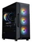 ZALMAN I3 NEO V2 vidutinis bok&scaron;tinis kompiuterio korpusas, juodas, 4x RGB ventiliatoriai, ATX/microATX palaikymas