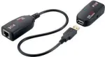 LogiLink UA0207 USB 2.0 Cat5 ilgintuvo rinkinys, juodas