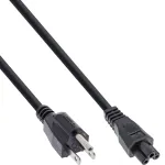 InLine B-16656U maitinimo laidas juodas 2 m NEMA 5-15 / IEC C5