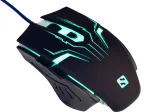 Sandberg Eliminator Mouse, de&scaron;inė ranka, USB Type-A, 2400 DPI, juoda