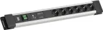 Bachmann CONNECTUS 6xCEE7/3 1xGVS-Plus 1x jungiklis 2,0m CEE7/7 Pilka (BM005924)