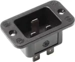 Maitinimo ki&scaron;tukas C20 Bachmann 917.173, 250 V, 16 A, termoplastikas, juodas